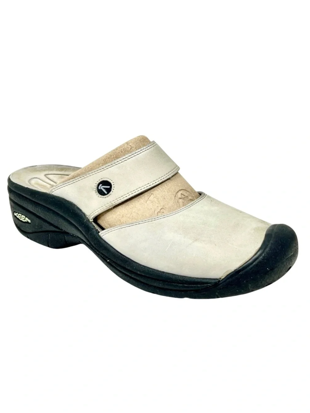 Women's Keen Light Gray Saratoga Slip On Mule size 9.5 - Picture 1 of 11